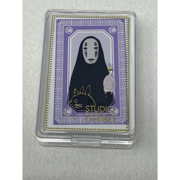 Studio Ghibli Spirited Away Playing Cards In Clear Case New Japan - Picture 2 of 10